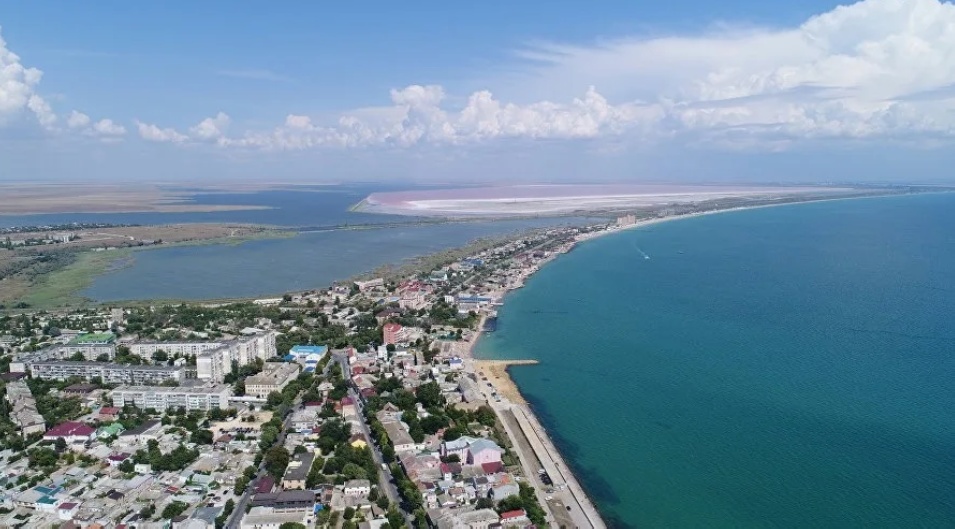 Евпатория сверху Крым
