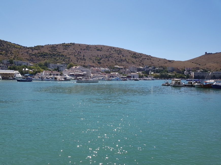 анорама Балаклавской бухты Крым