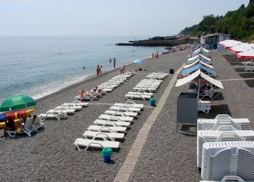 Королевский пляж в Алуште