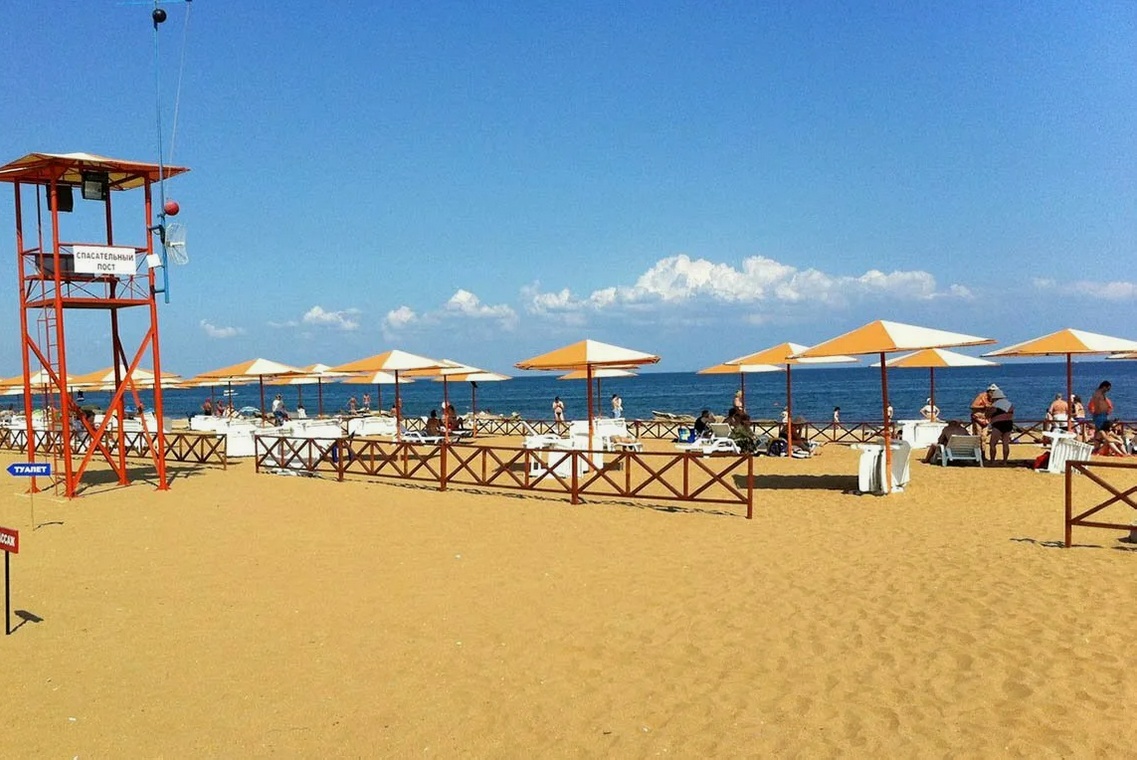 Песчаные пляжи в районе Феодосии